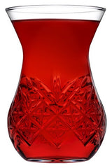 Pasabahce Timeless Turkish Tea Glasses - 155cc, 6 - Piece Set - TryAladdin