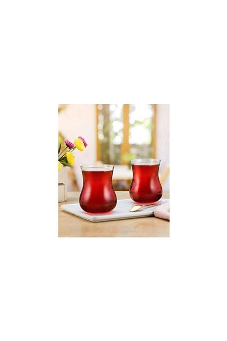 Pasabahce Traditional Turkish Semaver Tea Glasses - 3 - Pack - TryAladdin