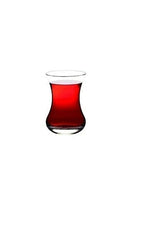 Pasabahce Vefa Authentic Turkish Slim Waist Tea Glass Set - 12 - Piece Set - TryAladdin
