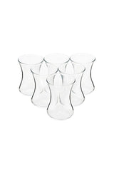 Pasabahce Vefa Professional Turkish Tea Glasses - Set of 6 - TryAladdin