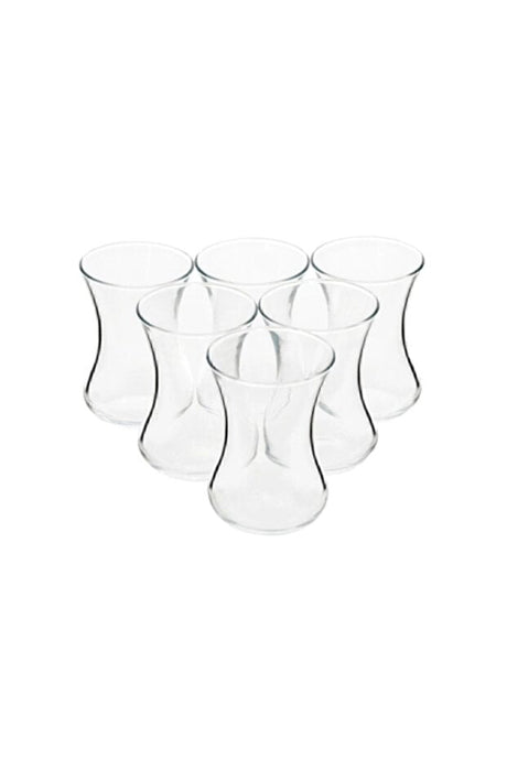 Pasabahce Vefa Professional Turkish Tea Glasses - Set of 6 - TryAladdin