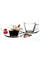 Pasabahce Vela Premium Glass Tea Set - 12 Piece - TryAladdin