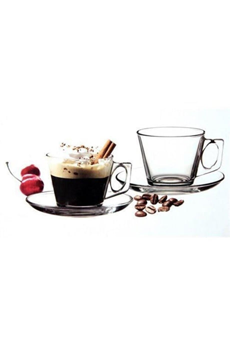 Pasabahce Vela Premium Glass Tea Set - 12 Piece - TryAladdin