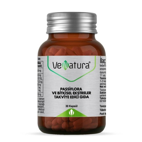 Passiflora, Valerian & Rhodiola Herbal Extracts - Calm Support Capsules - TryAladdin