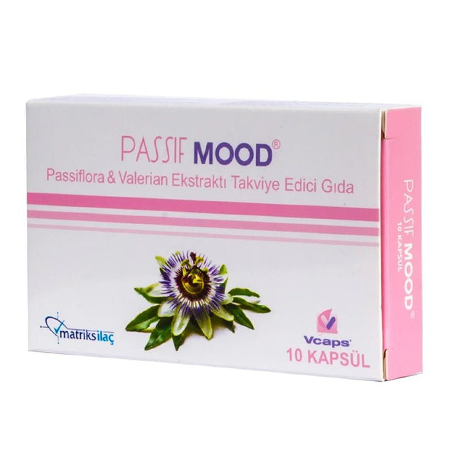 Passiflora & Valerian Root - Mood & Relaxation Support Capsules - TryAladdin