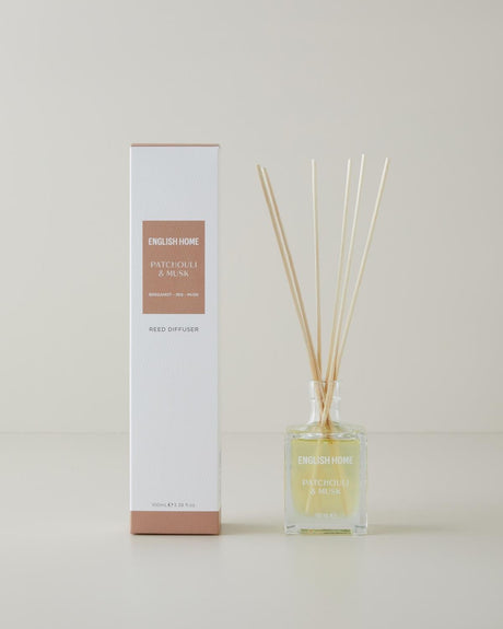 Premium Patchouli Musk Reed Diffuser - Aromatic Home Fragrance