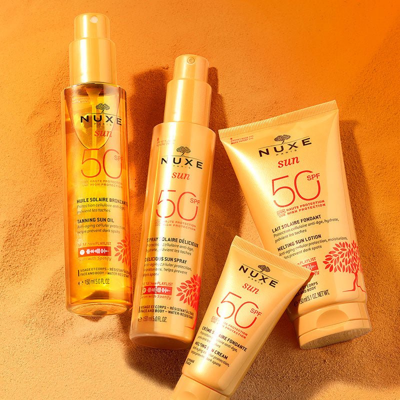 Patented SPF50 Bronzing Sun Oil - Anti - Aging Face & Body Formula - TryAladdin
