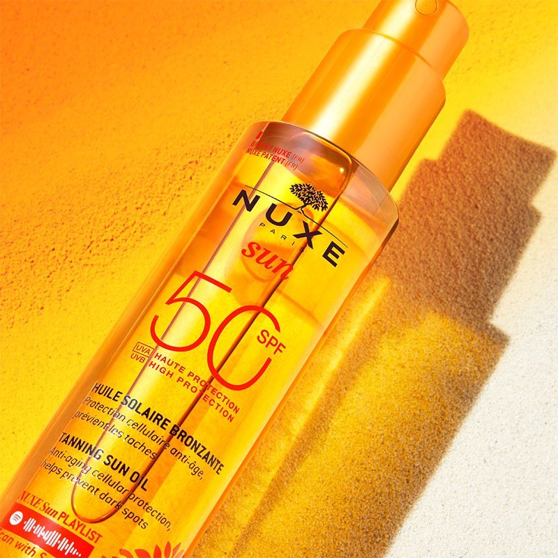 Patented SPF50 Bronzing Sun Oil - Anti - Aging Face & Body Formula - TryAladdin