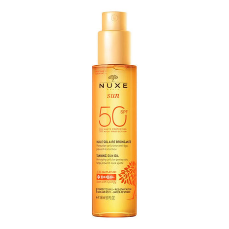Patented SPF50 Bronzing Sun Oil - Anti - Aging Face & Body Formula - TryAladdin