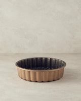 Professional-Cast-Aluminum-Bundt-Cake-Pan-Gold-Finish-25cm