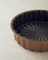 Professional Cast Aluminum Bundt Cake Pan Gold Finish 25cm