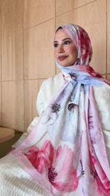 Patterned Bamboo Crinkle Shawl - Stay - Put, Lightweight & Trendy - TryAladdin