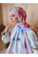 Patterned Bamboo Crinkle Shawl - Stay - Put, Lightweight & Trendy - TryAladdin