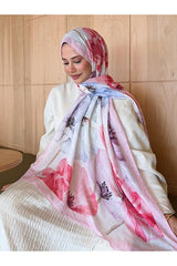 Patterned Bamboo Crinkle Shawl - Stay - Put, Lightweight & Trendy - TryAladdin