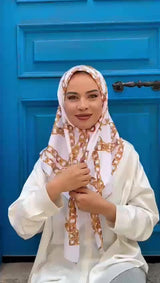 Patterned Floral Scarf Shawl - Soft & Versatile - TryAladdin