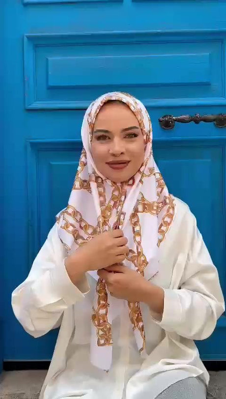 Patterned Floral Scarf Shawl - Soft & Versatile - TryAladdin