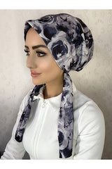 Patterned Tie - Back Headscarf - Soft & Stylish () - TryAladdin