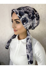 Patterned Tie - Back Headscarf - Soft & Stylish () - TryAladdin
