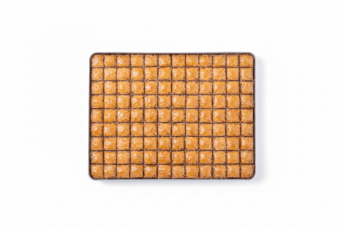 Payna Packed Turkish Walnut Baklava Tray (75 Slices) with 1 Year Shelf Life - 2.5kg - TryAladdin
