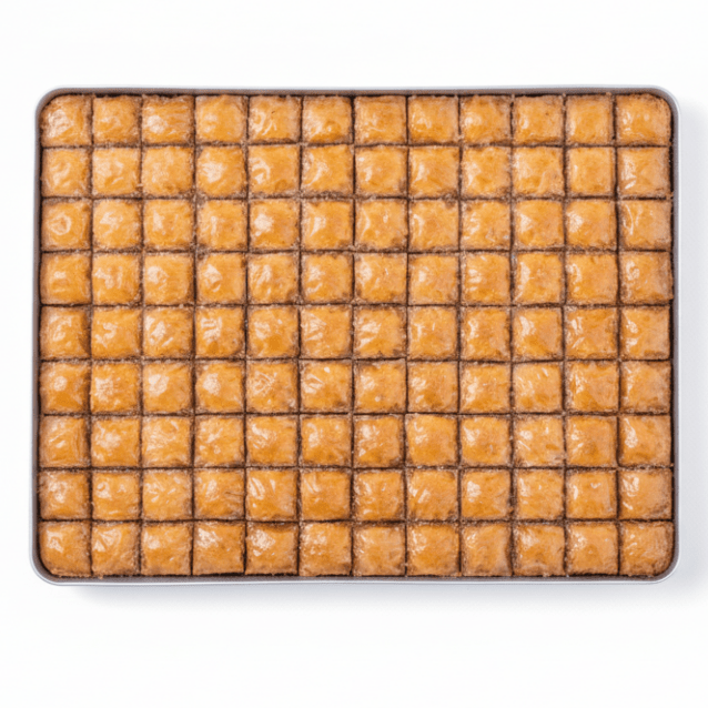 Payna Packed Turkish Walnut Baklava Tray (75 Slices) with 1 Year Shelf Life - 2.5kg - TryAladdin