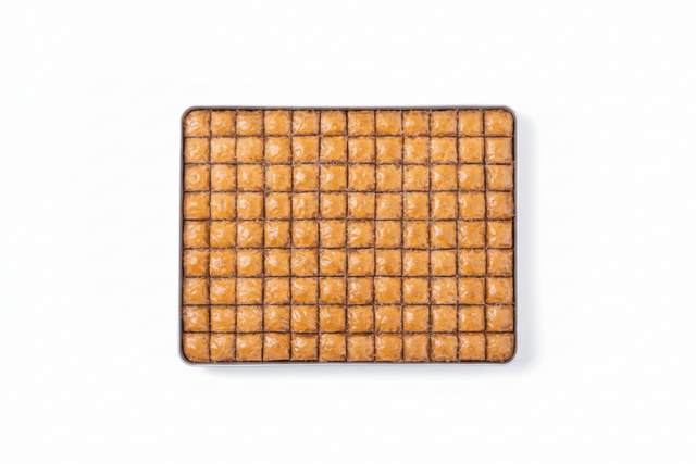 Payna Packed Turkish Walnut Baklava Tray (75 Slices) with 1 Year Shelf Life - 2.5kg - TryAladdin