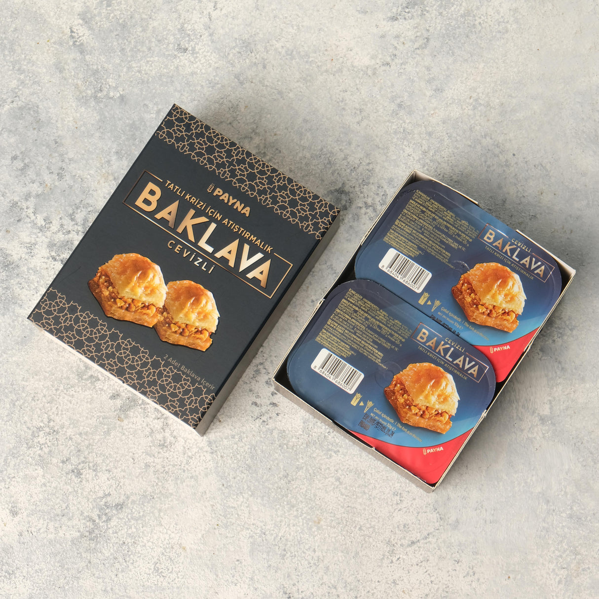 Payna | Walnut Baklava Box - 2 Single Serve Slices - TryAladdin