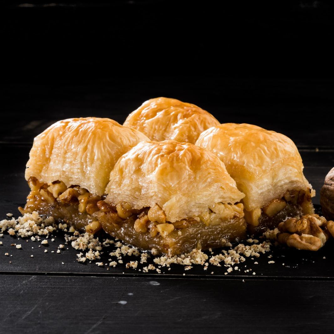 Payna | Walnut Baklava Box - 4 Single Serve Slices (Bundle of 2 Boxes) - TryAladdin