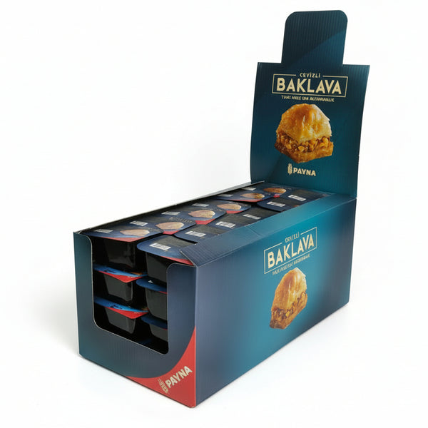 Payna | Walnut Baklava Family Size Box - 48 Single Serve Slices - TryAladdin