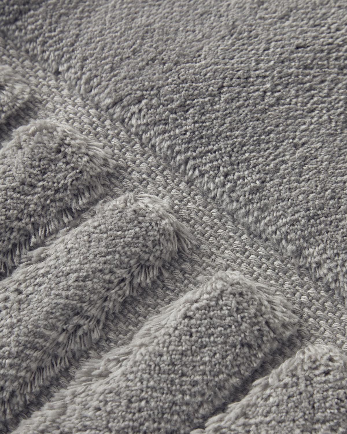 Luxury-Pearl-Patterned-Cotton-Bath-Mat-Set-Light-Gray