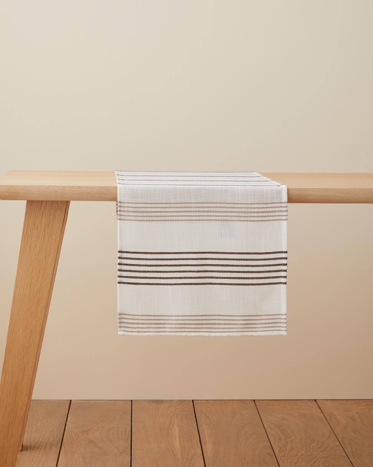 Premium-Polyester-Pecan-Pattern-Table-Runner-Beige-Brown