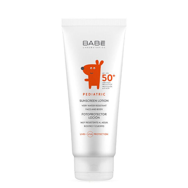 Pediatric SPF 50+ Sunscreen Lotion - High UVA/UVB Protection with Vitamin E - TryAladdin