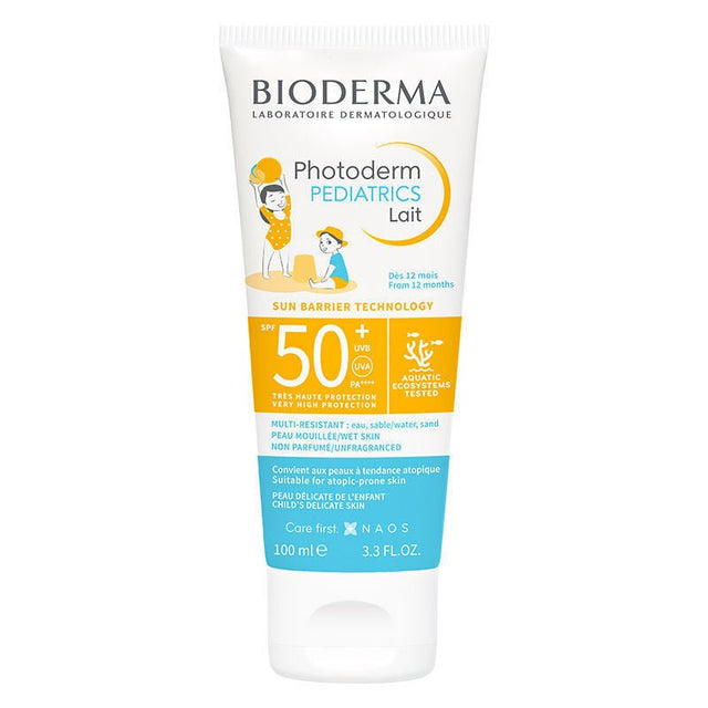 Pediatric Sunscreen Milk - Very High Protection SPF 50+ for Sensitive Skin - TryAladdin