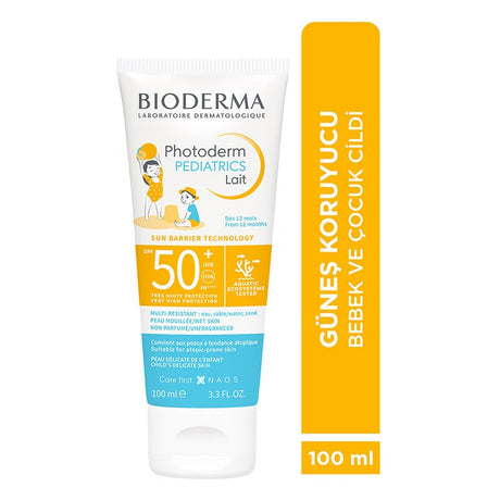 Pediatric Sunscreen Milk - Very High Protection SPF 50+ for Sensitive Skin - TryAladdin