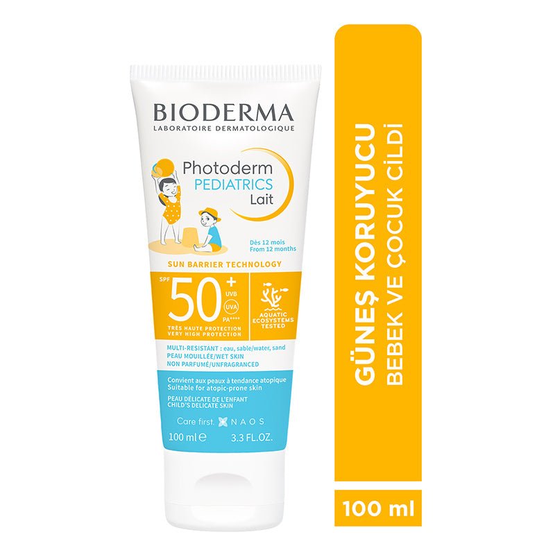 Pediatric Sunscreen Milk - Very High Protection SPF 50+ for Sensitive Skin - TryAladdin