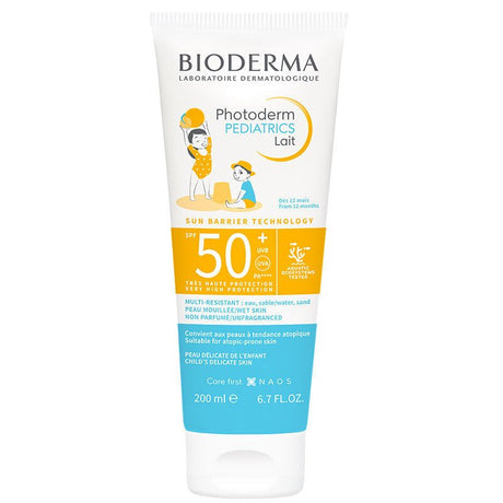 Pediatric Sunscreen Milk - Very High SPF 50+ Broad Spectrum Water Resistant - TryAladdin