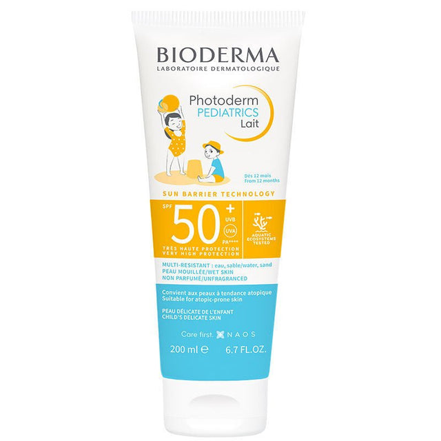 Pediatric Sunscreen Milk - Very High SPF 50+ Broad Spectrum Water Resistant - TryAladdin