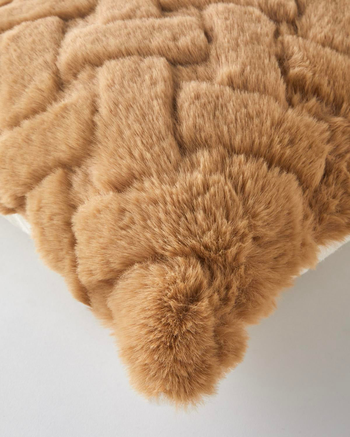 Professional Plush Cushion Cover Mustard 45x45cm
