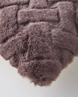 Premium Soft Touch Plush Cushion Cover   45x45cm   Coffee
