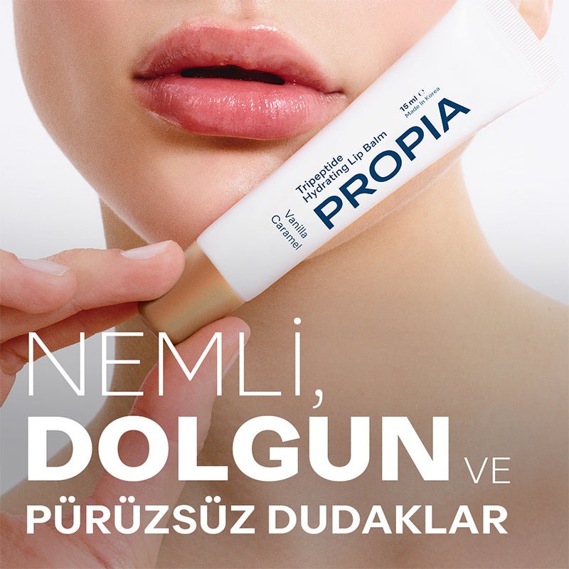Peptide & Shea Butter Lip Treatment - Hydrating & Smoothing Vanilla Caramel - TryAladdin