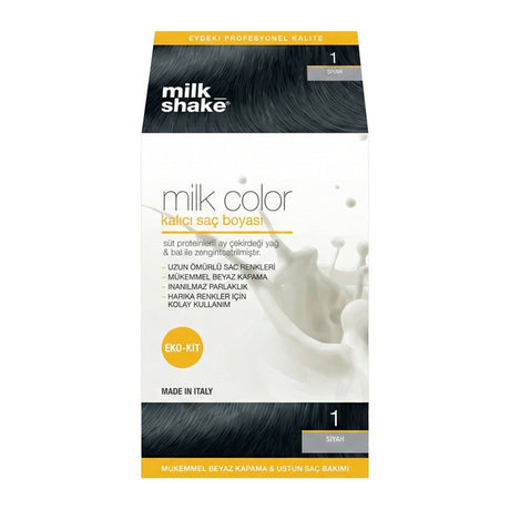 Permanent Black Hair Color Kit - Rich, Long - Lasting Shade - TryAladdin