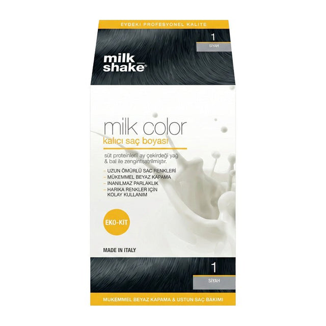Permanent Black Hair Color Kit - Rich, Long - Lasting Shade - TryAladdin
