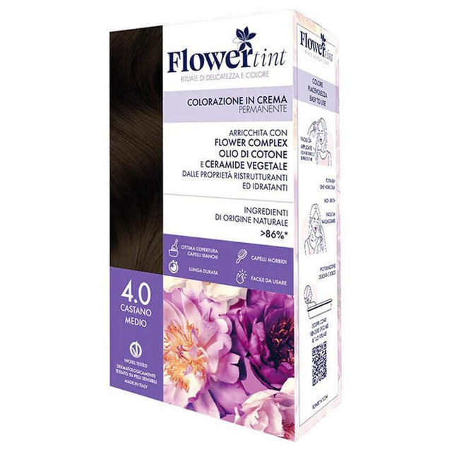 Permanent Cream Hair Color Kit - 4.0 Medium Brown Dye - TryAladdin