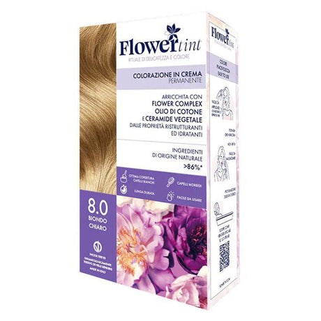 Permanent Cream Hair Dye Kit - 8.0 Light Blonde Hair Color - TryAladdin