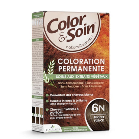 Permanent Dark Blonde Hair Color Dye - 6N Shade - TryAladdin