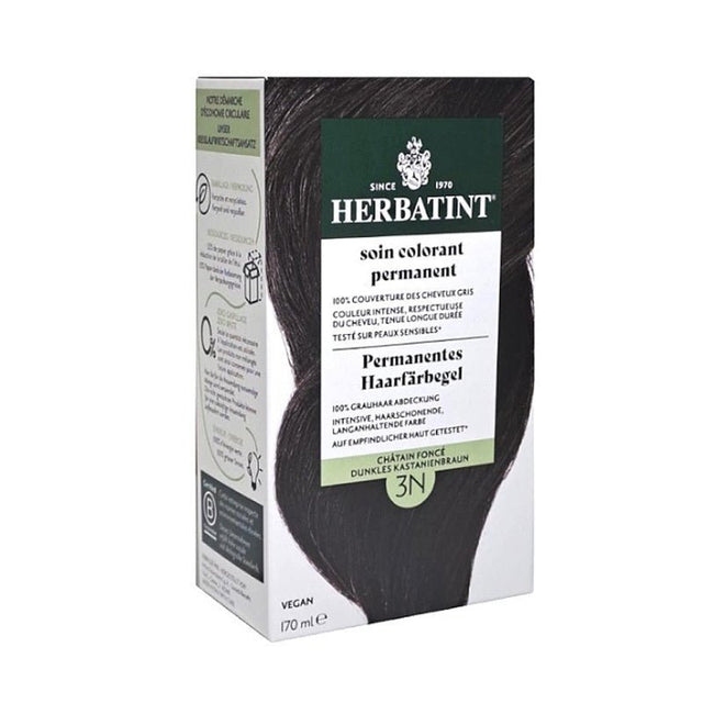 Permanent Hair Color 3N Dark Chestnut 170ml - TryAladdin