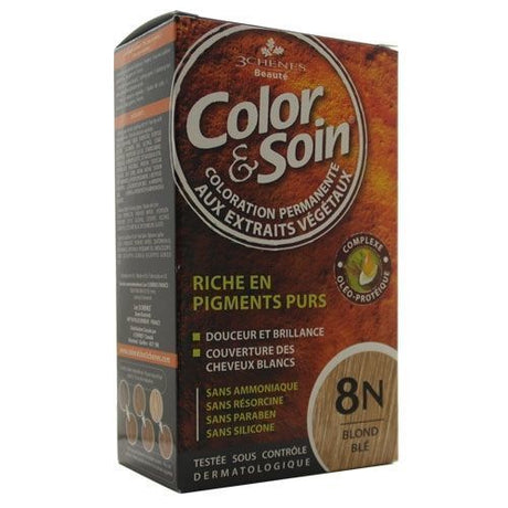 Permanent Hair Color Dye - 8N Wheat Blonde - TryAladdin