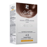 Permanent Hair Color Kit - Golden Brown Shade 4.3 - TryAladdin