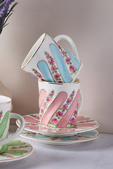 Perotti Kuzguncuk Premium Porcelain Coffee Set - 12 Pieces - TryAladdin