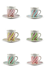 Perotti Kuzguncuk Premium Porcelain Coffee Set - 12 Pieces - TryAladdin
