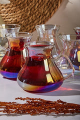 Perotti Premium Ehl - i Keyf Borosilicate Tea Glass Set - 6 Piece, 200ml - TryAladdin